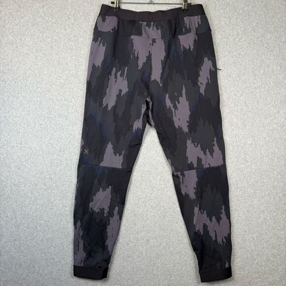 Lululemon Robert Geller Mens Size 30 Take the Moment Jogger Pants Black Gray - Picture 5 of 7